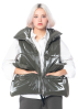 ULI SCHNEIDER, puffer vest with liquid nylon