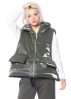 ULI SCHNEIDER, puffer vest with liquid nylon