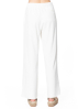 ULI SCHNEIDER, flared linenstretch trousers with elastic waist