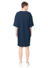 ULI SCHNEIDER, linenstretch dress with patch design 