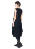 RUNDHOLZ, balloon dress in mixed fabric 2241110917