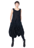 RUNDHOLZ, balloon dress in mixed fabric 2241110917