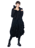 RUNDHOLZ, balloon dress in mixed fabric 2241110917