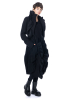 RUNDHOLZ, balloon dress in mixed fabric 2241110917