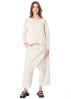RUNDHOLZ, linen pants with shimmer effect 1251170101