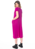 yukai, elastisches Sommerkleid mit Tasche