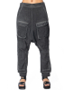 RUNDHOLZ, cotton blend trousers in washed out look 1241220102