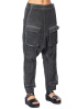 RUNDHOLZ, cotton blend trousers in washed out look 1241220102