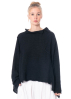 RUNDHOLZ, asymmetrischer Pullover aus Baumwollgemisch 1221290701