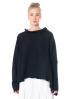 RUNDHOLZ, asymmetrischer Pullover aus Baumwollgemisch 1221290701