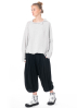 RUNDHOLZ, asymmetrischer Pullover aus Baumwollgemisch 1221290701
