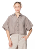 HINDAHL & SKUDELNY, short blouse in fine taffeta 124B17