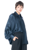 SoSUE, shiny wide sleeve oversize blouse Antonia 