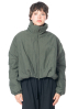 SoSUE, bomber jacket with pockets and collar in green