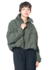 SoSUE, bomber jacket with pockets and collar in green