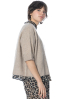 SoSUE, short-sleeved blouse COWBOY BUTTON LEO