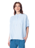 SoSUE, short-sleeved blouse COWBOY BUTTON LINEN