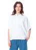 SoSUE, short-sleeved blouse COWBOY BUTTON LINEN