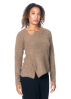 RUNDHOLZ, asymmetrischer Waschbärpullover 2241410704