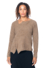 RUNDHOLZ, asymmetrischer Waschbärpullover 2241410704