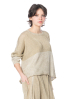 RUNDHOLZ, casual sweater in coated linen 1251440712