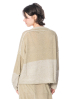 RUNDHOLZ, casual sweater in coated linen 1251440712