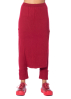 RUNDHOLZ, layered wool pants with ribbed hem 2241447604