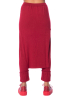 RUNDHOLZ, layered wool pants with ribbed hem 2241447604