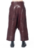 RUNDHOLZ, leather pants with low crotch 2241490105