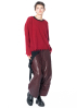 RUNDHOLZ, leather pants with low crotch 2241490105