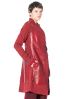 RUNDHOLZ, coat with glossy leather finish 2241491201