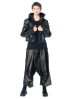 RUNDHOLZ, cropped leather jacket with hood 2241501102