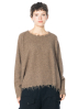 RUNDHOLZ, fringed knit virgin wool sweater 2241530702