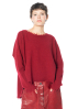 RUNDHOLZ, fringed knit virgin wool sweater 2241530702