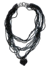 PLUSLAVIE PLÜ, knotted chain MINI LOOP HEART 