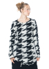 RUNDHOLZ, houndstooth sweater in jacquard knit 2241680701