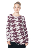 RUNDHOLZ, houndstooth sweater in jacquard knit 2241680701