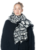 RUNDHOLZ, houndstooth scarf in jacquard knit 2241687702