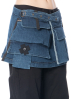 PLUSLAVIE PLÜ, wrap skirt ADD ON DENIM