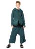 RUNDHOLZ, wide fit cotton pants with raw edges 1241750102