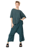 RUNDHOLZ, wide fit cotton pants with raw edges 1241750102