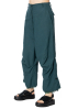 RUNDHOLZ, wide fit cotton pants with raw edges 1241750102