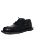 RUNDHOLZ, leather lace-up shoes with perforated pattern 1241985204