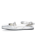 VIC MATIÉ, flat sandals with straps in silver