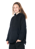 PLUSLAVIE PLÜ, jumper with back slit RIPPED HOODIE