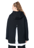 PLUSLAVIE PLÜ, jumper with back slit RIPPED HOODIE