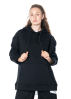 PLUSLAVIE PLÜ, jumper with back slit RIPPED HOODIE