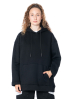 PLUSLAVIE PLÜ, jumper with back slit RIPPED HOODIE