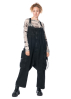 RUNDHOLZ DIP, coated suspender jeans with pockets 2242030101