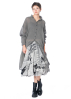 RUNDHOLZ DIP, balloon skirt with iconic print 2242070306